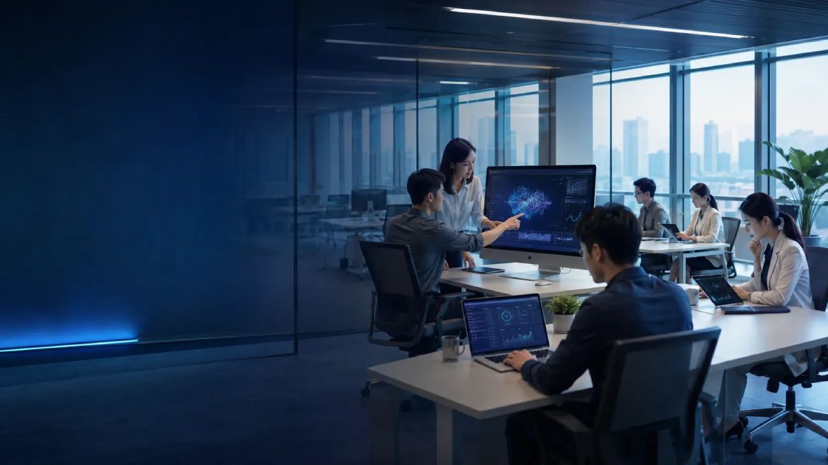 企业员工在办公场景中使用本地 AI 能力