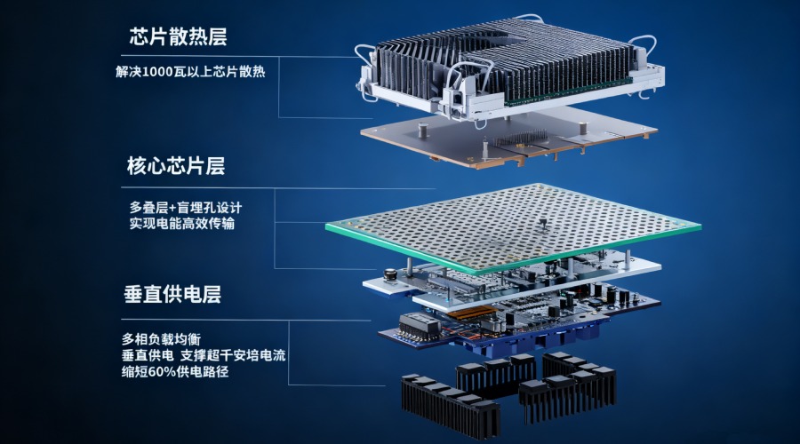 实现AI芯片超千安培大电流稳定供电! 元脑服务器创新垂直供电技术揭秘