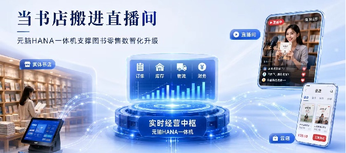 童书直播爆单！单日10万不卡！元脑HANA一体机支撑上市出版公司打造实时经营中枢