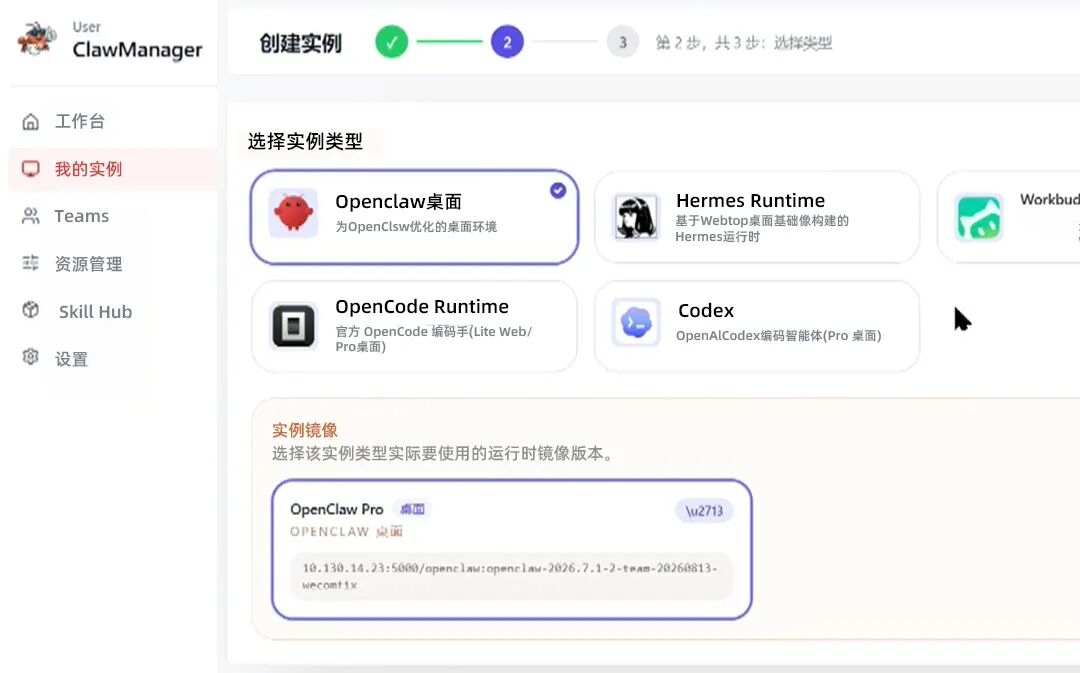 Agent创建实例选择界面.jpg